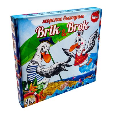 Настільна гра Strateg Морські вихідні Brik and Brok російською мовою (30202) 1773 фото