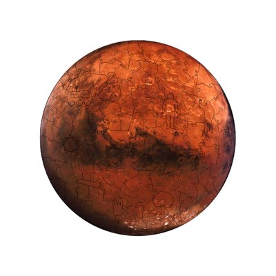 Дерев'яні пазли Таємничий Марс, А5 716 фото