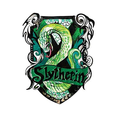 Wooden puzzle Slytherin, A5 1196 photo