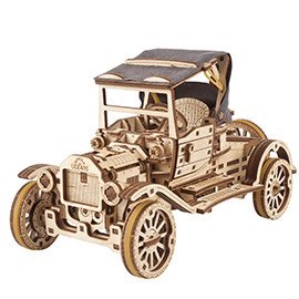3D-модель дерев'яний пазл "Ретро автомобіль UGR-T" 70175 фото