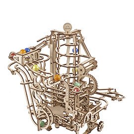 3D-модель дерев'яний пазл "Марбл-траса Спіральний підйомник" 70177 фото