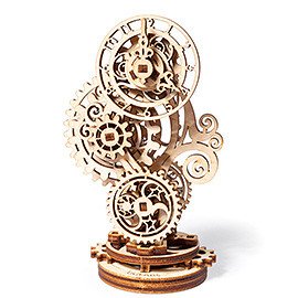 Деревянный конструктор "Стимпанк-часы 3D-модель" 70093 фото