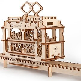 3D модель деревянный пазл "Трамвай" 70008 фото