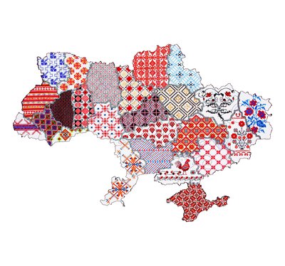 Wooden puzzle Ukraine embroidered, A5 1028 photo