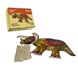 Деревянные пазлы Динозавр Трицератопс, А4 sale02 фото 3