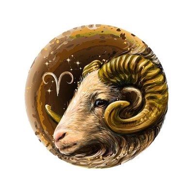 Wooden puzzle Zodiac sign Aries, A5 1182 photo